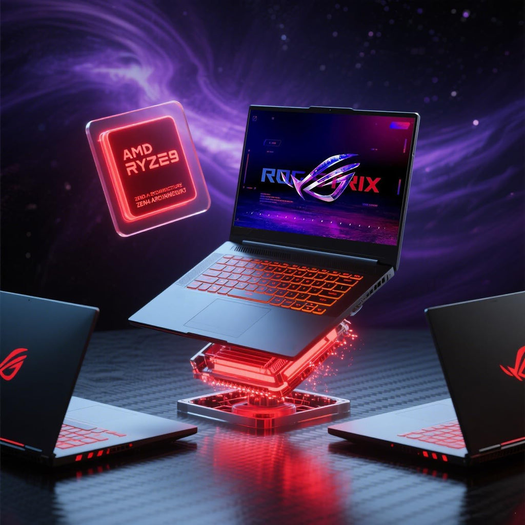 ASUS ROG Strix-G16 Gaming Laptop - AMD Ryzen 9 8940HX (Up to 5.3 GHz), NVIDIA GeForce RTX 5070 Ti, 16' 165Hz 300 nits Display, 32GB DDR5 RAM, 1TB SSD, WiFi 6E, Backlit KB, Win11 Pro, with Accessories