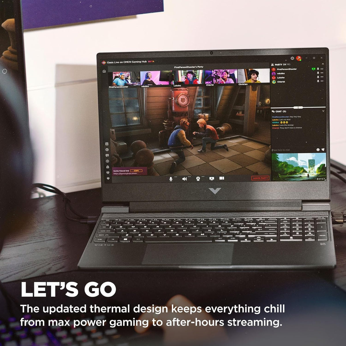 HP Victus 15.6' Full HD 144Hz Gaming Laptop, Intel Core i5-12450H, NVIDIA GeForce RTX 3050,16GB RAM, 512GB PCIe SSD, Wi-Fi 6, Backlit Keyboard,Windows 11 Pro, Performance Blue