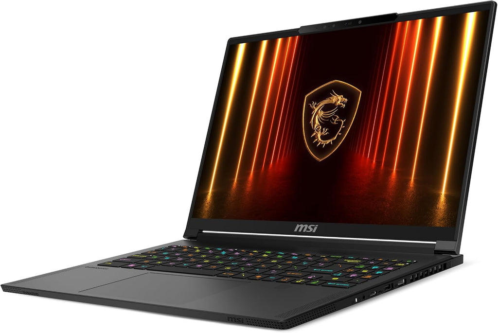 msi Stealth A16 AI+ 16' 240Hz QHD+ OLED Gaming Laptop: AMD Ryzen 9 HX 370, NVIDIA Geforce RTX 5070Ti, 32GB DDR5, 2TB NVMe SSD, Wi-Fi 7, Win 11 Home :Core Black A3XWHG-079US