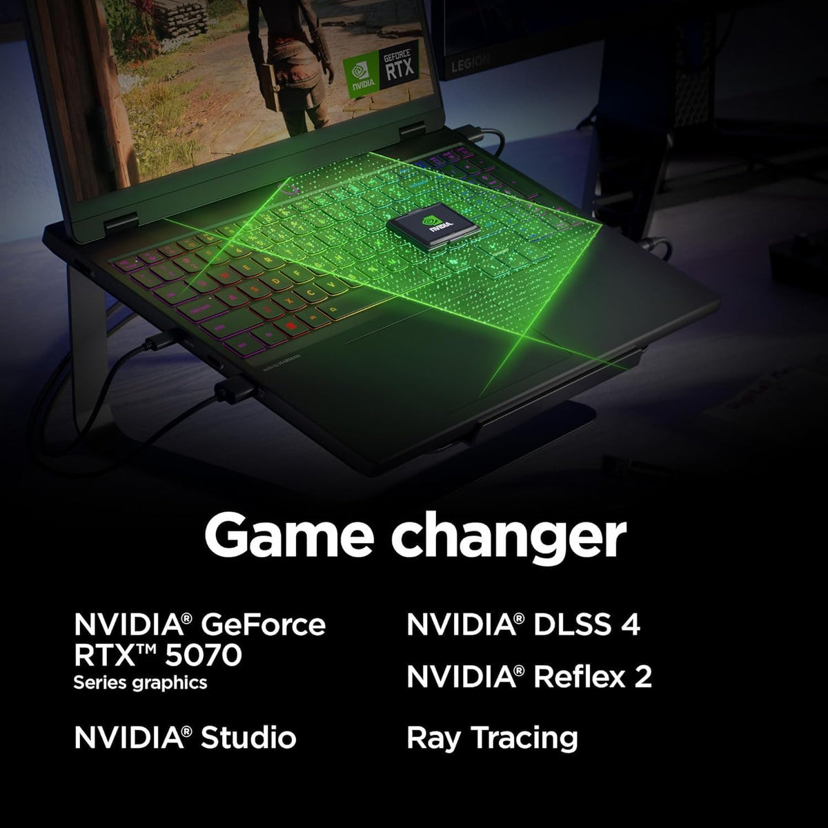 Lenovo Legion 5i – Gaming Laptop - Intel® Core™ i7-14700HX - 15' 2.5K WQXGA PureSight OLED Display–165Hz Refresh Rate–NVIDIA® GeForce RTX™ 5070 – 16 GB Memory – 1 TB Storage – 3 Months of PC GamePass