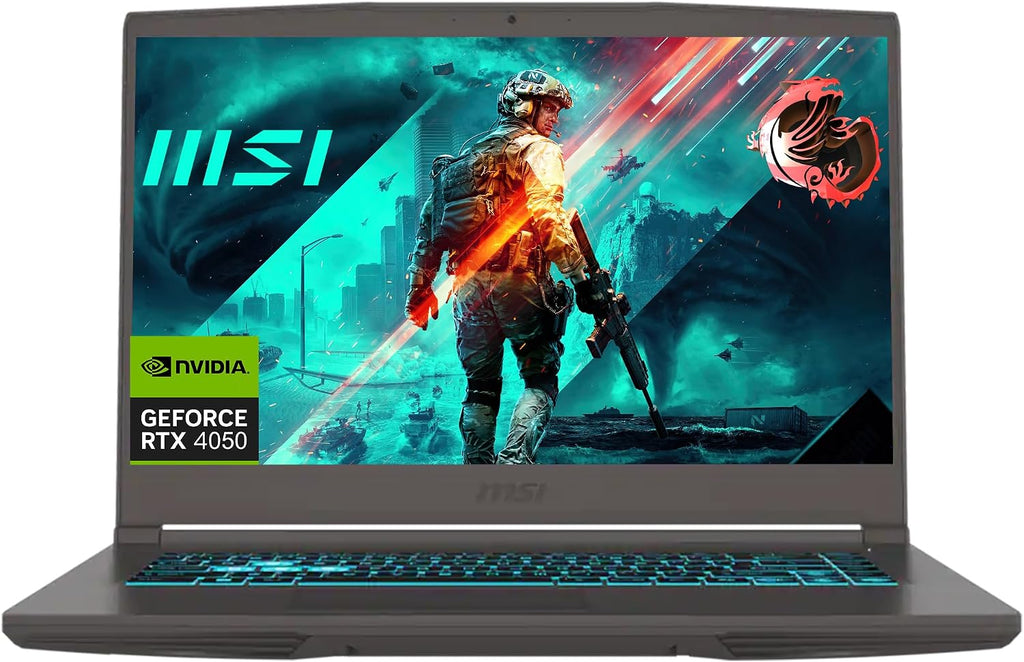 msi 15.6' Thin A15 Gaming Laptop, 16GB DDR5, 1TB SSD, Full HD Display, NVIDIA GeForce RTX 4050, AMD Ryzen 5 7535HS, Wi-Fi 6, Backlit Keyboard, Webcam, Bluetooth, Windows 11, Black