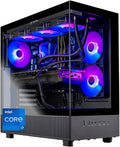 Skytech Gaming Azure 3 Desktop PC, Intel i7 14700F 2.1 GHz (5.3GHz), NVIDIA RTX 5070 12GB, 1TB Gen4 NVMe SSD, 32GB DDR5 RAM 6000 RGB, 850W Gold PSU, 360mm ARGB AIO, Wi-Fi, Win 11
