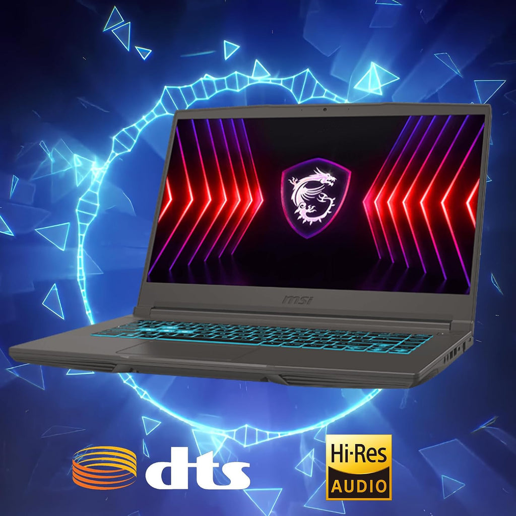 msi Thin 15 Gaming Laptop 15.6 Inch FHD IPS 144Hz Intel 8-Core i5-13420H 16GB RAM 1TB SSD GeForce RTX 4050 6GB Type-C Win11