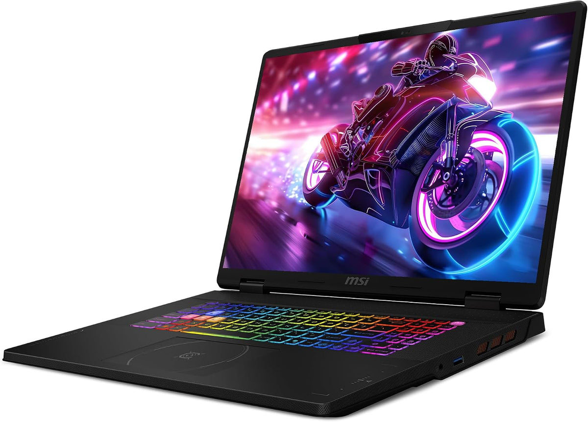 msi Crosshair 18 HX AI Gaming Laptop, Intel Ultra 9-275HX, 32 GB DDR5 RAM, 1 TB PCIe SSD, 18' QHD+ (2560x1600) 240Hz Display, Nvidia G-Force RTX 5070, 24-Zone RGB Keyboard, W11 Home, Gray