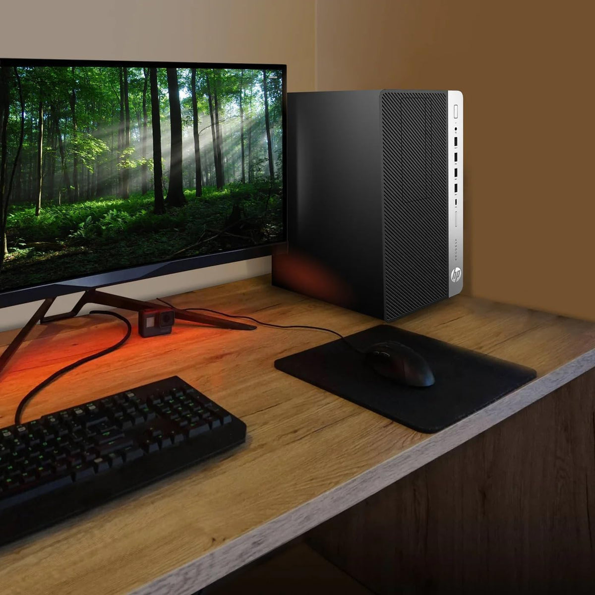 HP ProDesk 600G4 Tower Desktop Computer | Intel i7-8700 (3.4) | 16GB DDR4 RAM | 1TB SSD Solid State | Wi-Fi 5G + Bluetooth | Windows 11 Professional | Home or Office PC (Renewed)