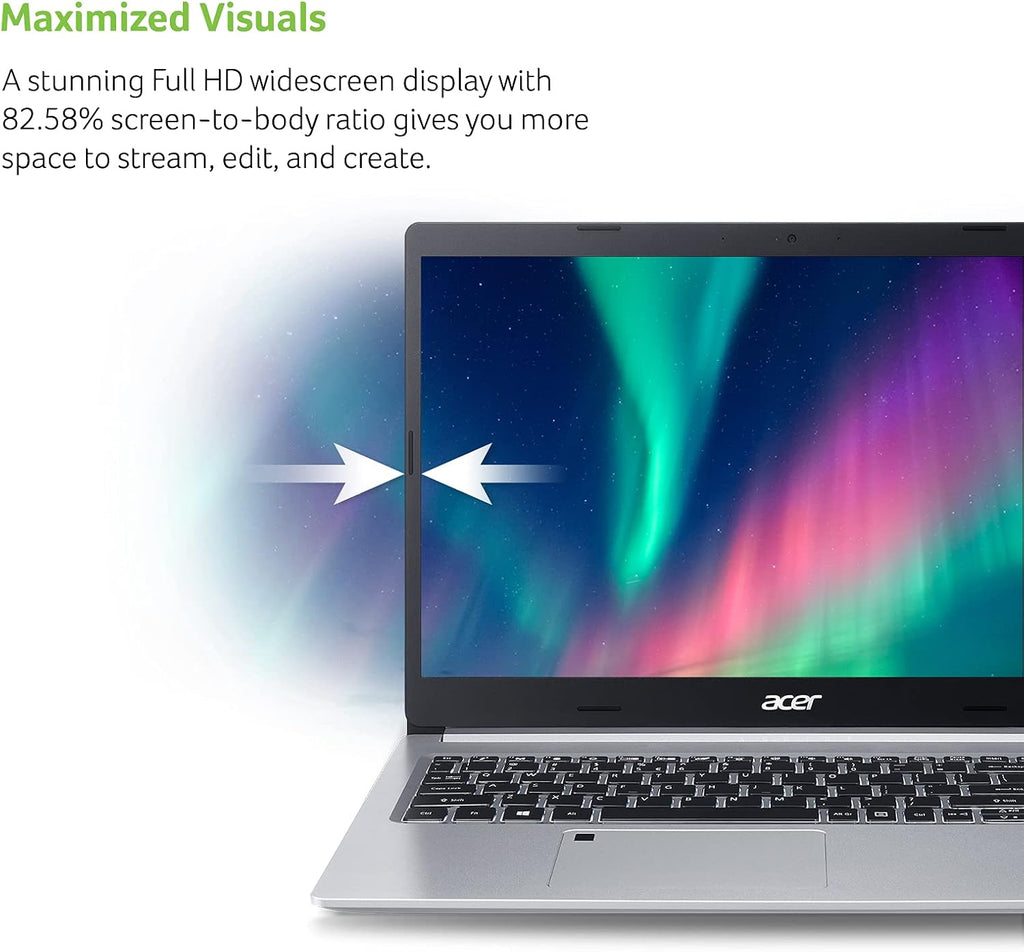 Acer Aspire 5 A515-46-R14K Slim Laptop | 15.6' Full HD IPS | AMD Ryzen 3 3350U Quad-Core Mobile Processor | 4GB DDR4 | 128GB NVMe SSD | WiFi 6 | Backlit KB | Amazon Alexa | Windows 10 Home (S mode)