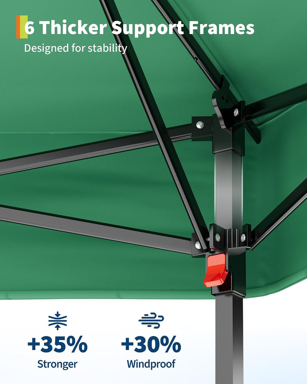 GarveeLife 13'x13' Pop-Up Gazebo, Outdoor Hexagonal Patio Gazebo with Mosquito Netting, Instant Setup Canopy Tent with Strong Steel Frame and Sandbags, for Backyard, Gardens, Patio (Green)