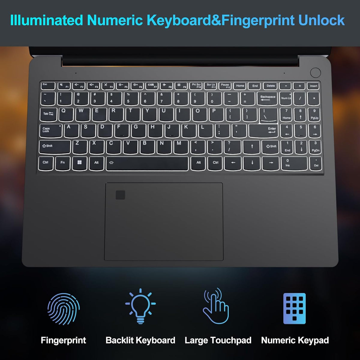 16' IPS 2.5K Gaming Laptop Computer, 8-Core AMD Ryzen 7 6800H Up to 4.7GHz, 16GB DDR5 512GB SSD, AMD Radeon 680M, Fingerprint, Backlit Keyboard, WiFi 6, Type-C, w/Lifetime MS Office, Windows 11 Pro