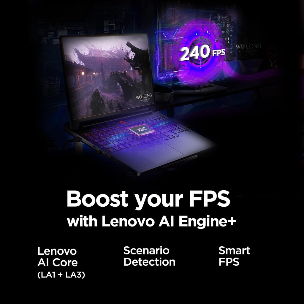 Lenovo Legion Pro 7i – AI-Powered Gaming Laptop – Intel® Core Ultra 7 255HX – 16' WQXGA PureSight OLED Display – 240Hz – NVIDIA® GeForce RTX™ 5070 Ti – 32GB Memory – 1TB Storage – PC GamePass
