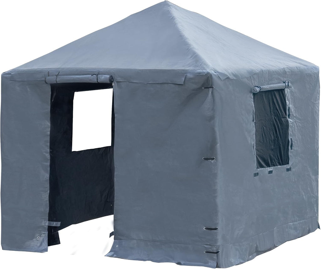 Sojag Winter Cover for Gazebos, Waterproof 12' x 12' Gazebo Accessory with Roll-Up Door, and Vented Panels, All-Season Outdoor Storage