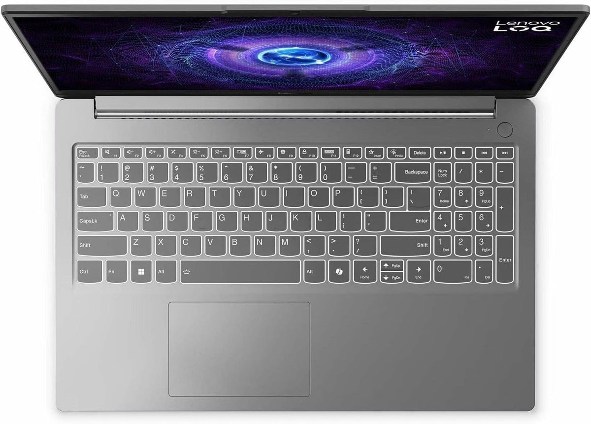 Lenovo LOQ Essential 15.6' FHD 144Hz Gaming Laptop, Intel Core i5-12450HX (8 Cores, 12 Threads), 32GB DDR5, 512GB SSD, GeForce RTX 3050, HDMI, Wi-Fi 6, Bluetooth, Card Reader, Windows 11, Luna Grey