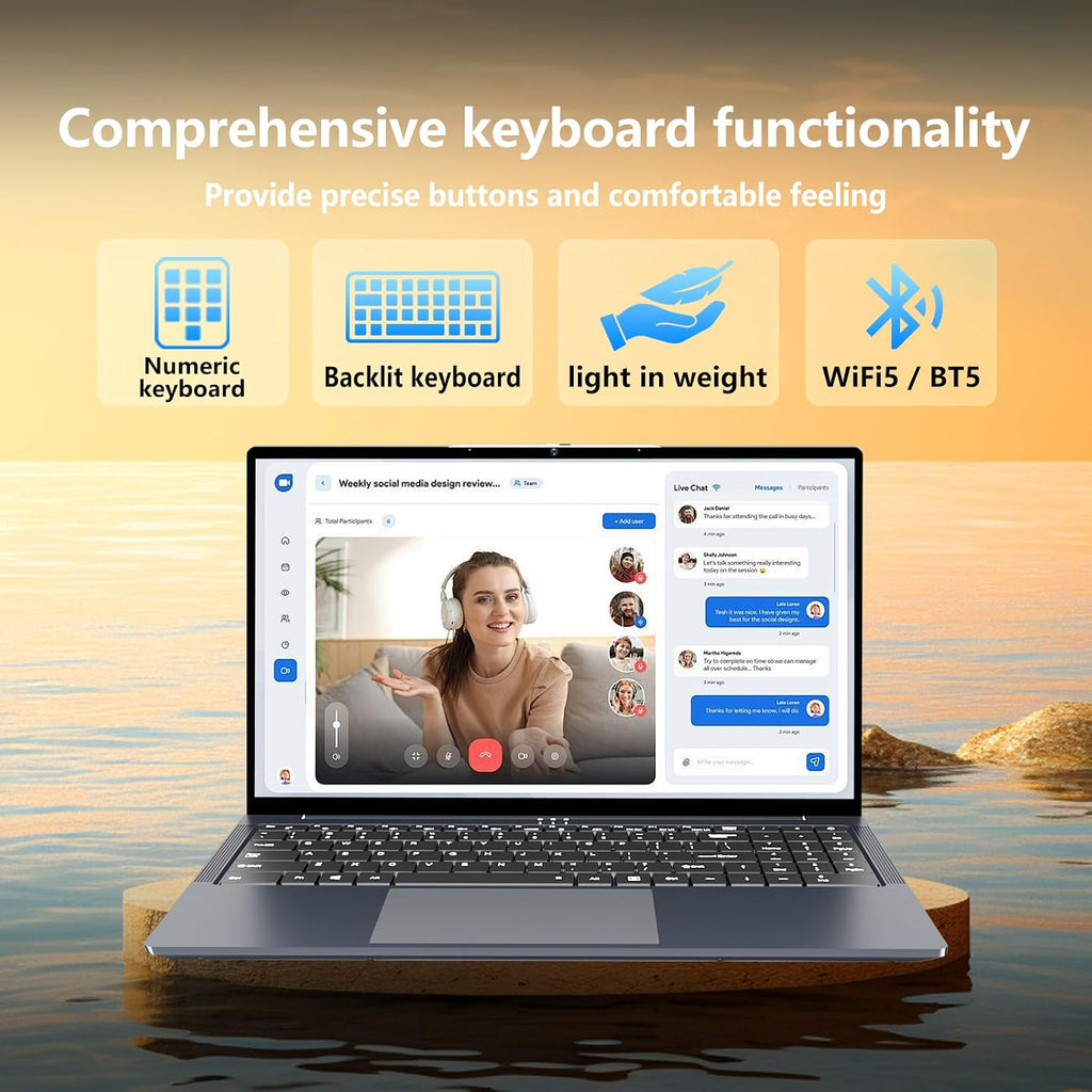Gaming Laptop i5, 16 inch Laptops, Laptop Computer Up to 3.60GHZ, Traditional Laptops Computers for 16GB RAM 1TB SSD, Business Lap top Full HD 1920X1200 Display 180 Angle Opening WIFI 5 Win 11 Pro
