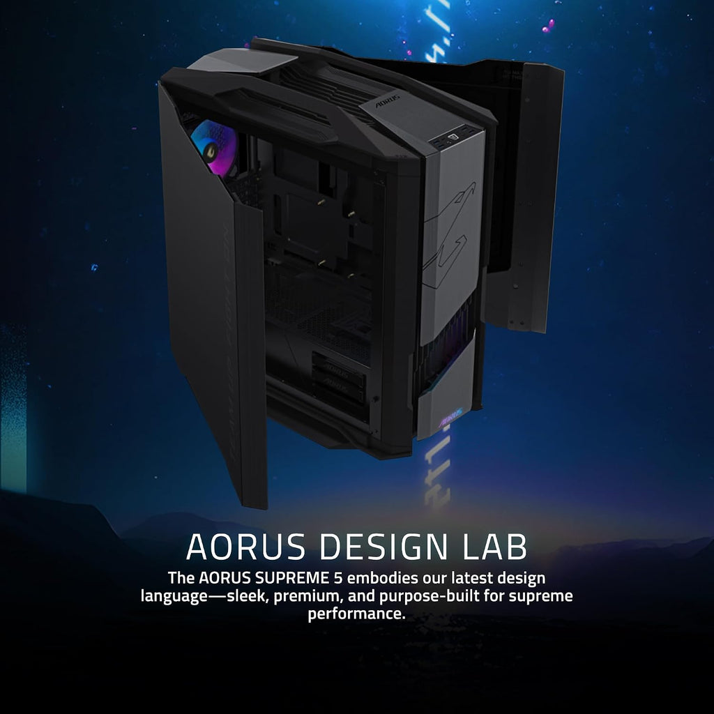 GIGABYTE AORUS Gaming Desktop PC, AMD Ryzen 7 9800X3D, RTX 5090, 64GB DDR5 RAM, 2TB Gen5 NVMe SSD, Windows 11 Home, AORUS Supreme 5 AS5A7N9-5000