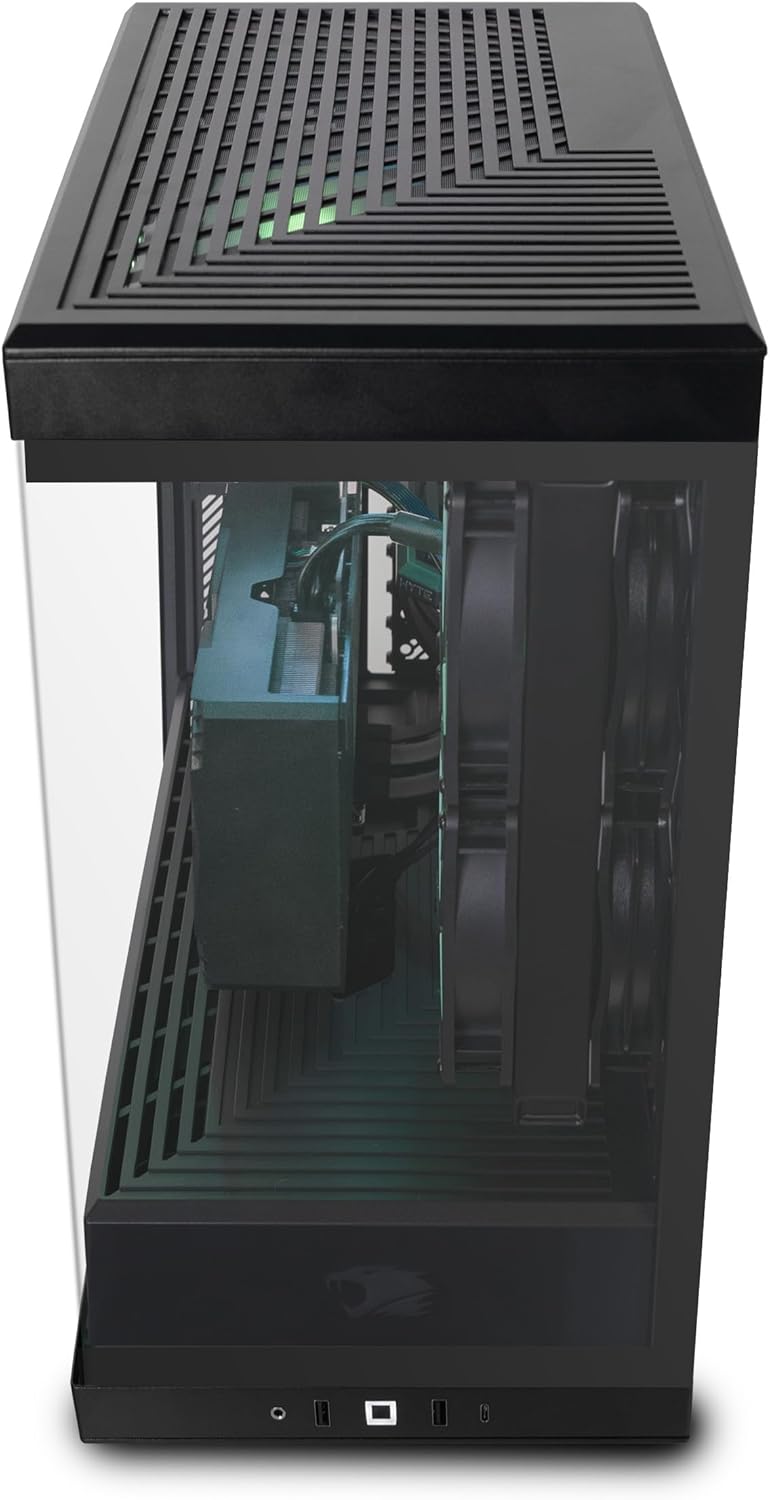 iBUYPOWER Y40 PRO Black Gaming PC Desktop Computer AMD Ryzen 7 7800X3D CPU, NVIDIA GeForce RTX 5070Ti 16GB GPU, 32GB DDR5 RGB 5200MHz RAM, 2TB NVMe SSD, Windows 11 Home, Keyboard, Mouse - Y40BA7N57T01