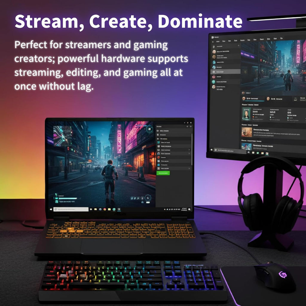 ASUS 2025 TUF-F16 Gaming Laptop | Intel 16 Core i7-14650HX | NVIDIA GeForce RTX 5060| 16' FHD+ 165Hz Display 300 nits | Windows 11 Pro | WiFi 6E | 32GB DDR5 RAM, 2TB SSD | Backlit Keyboard