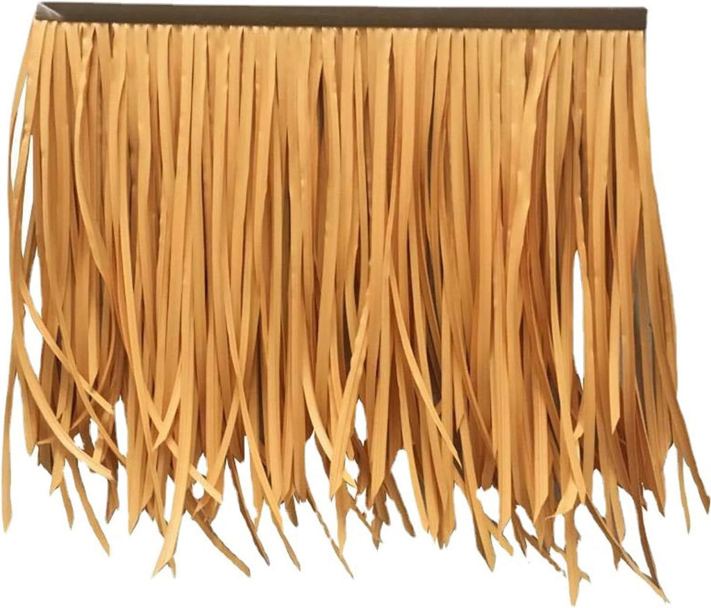 Mexican Straw Roof Thatch-Artificial Sheet For Tiki Bar Hut, Weatherproof Outdoor Umbrella, Garden Pavilion, Patio Or Fence Decoration, Palm Leaf Style, Eco-Friendly Artificial Roofing Roll 1x0.5m(1.6
