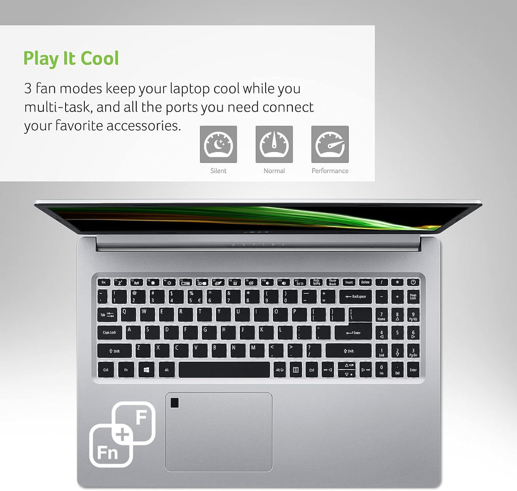 Acer Aspire 5 A515-46-R3UB | 15.6' Full HD IPS Display | AMD Ryzen 3 3350U Quad-Core Mobile Processor | 4GB DDR4 | 128GB NVMe SSD | WiFi 6 | Backlit KB | FPR | Amazon Alexa | Windows 11 Home in S mode
