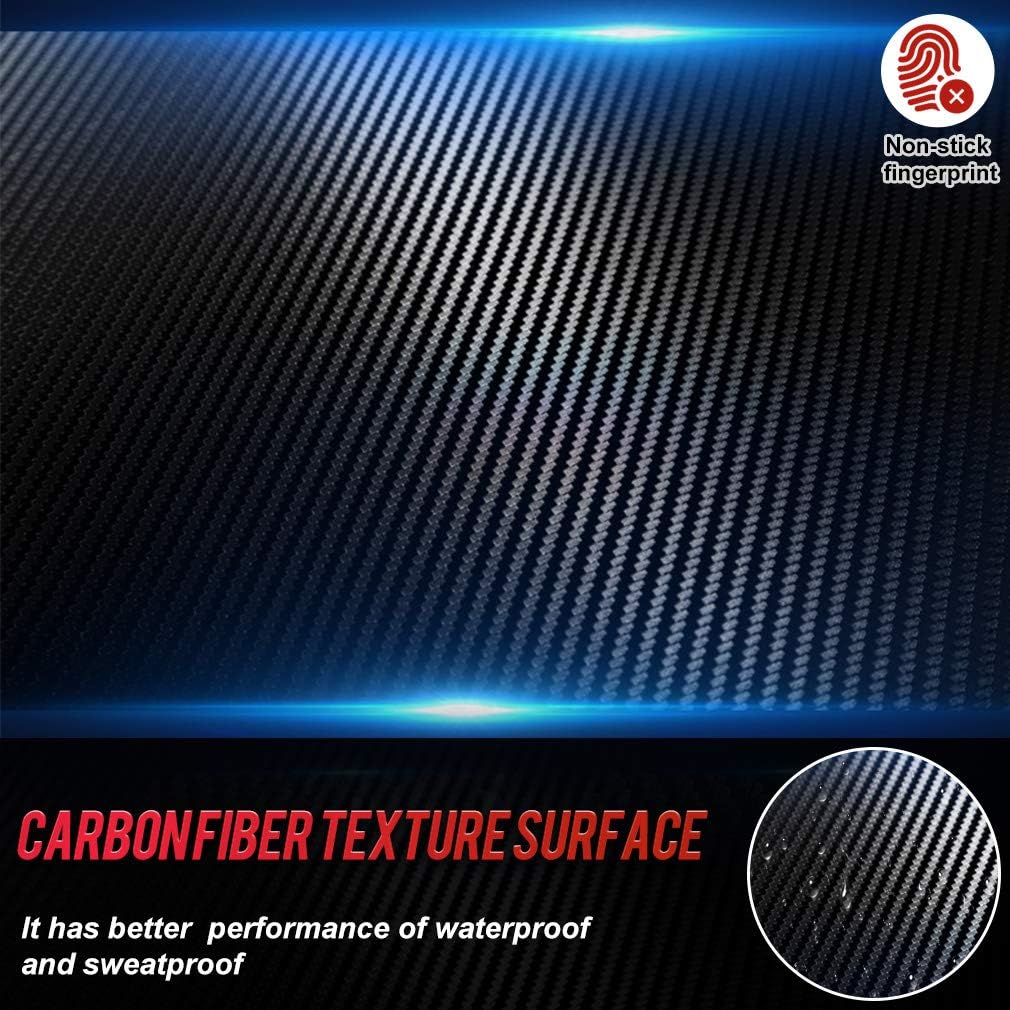 BestOffice Gaming Desk Computer Desk Home Office Desk Extra Large Modern Ergonomic PC Carbon Fiber Writing Desk Table with Cup Holder Headphone Hook
