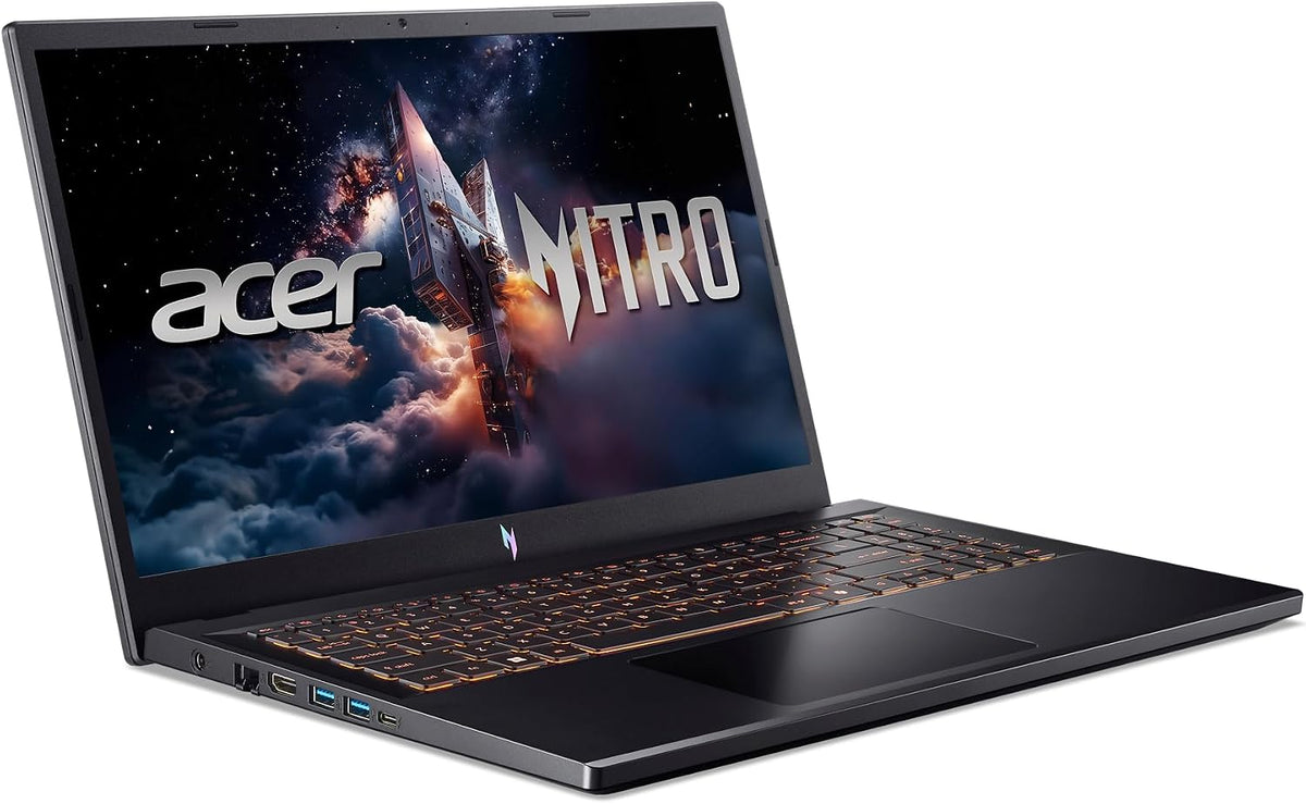 Acer Nitro V Gaming Laptop | Intel Core i9-13900H Processor | NVIDIA GeForce RTX 5060 Laptop GPU | 15.6' FHD IPS 165Hz Display | 16GB DDR4 | 1TB Gen 4 SSD | Wi-Fi 6 | Backlit KB | ANV15-52-98KV