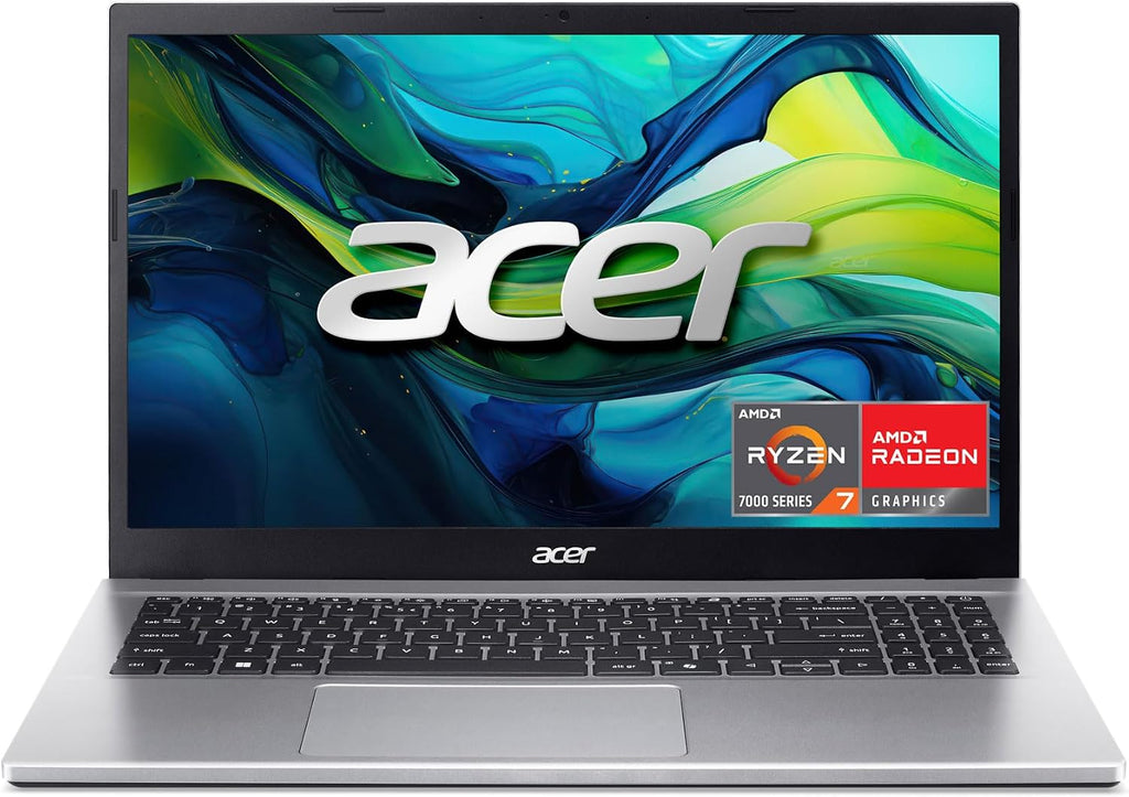 acer Aspire Go 15 AI Ready Laptop | 15.6' FHD (1920 x 1080) IPS Display | AMD Ryzen 7 7730U | AMD Radeon Graphics | 16GB DDR4 | 512GB PCIe Gen4 SSD | Wi-Fi 6 | Windows 11 Home | AG15-42P-R9FW