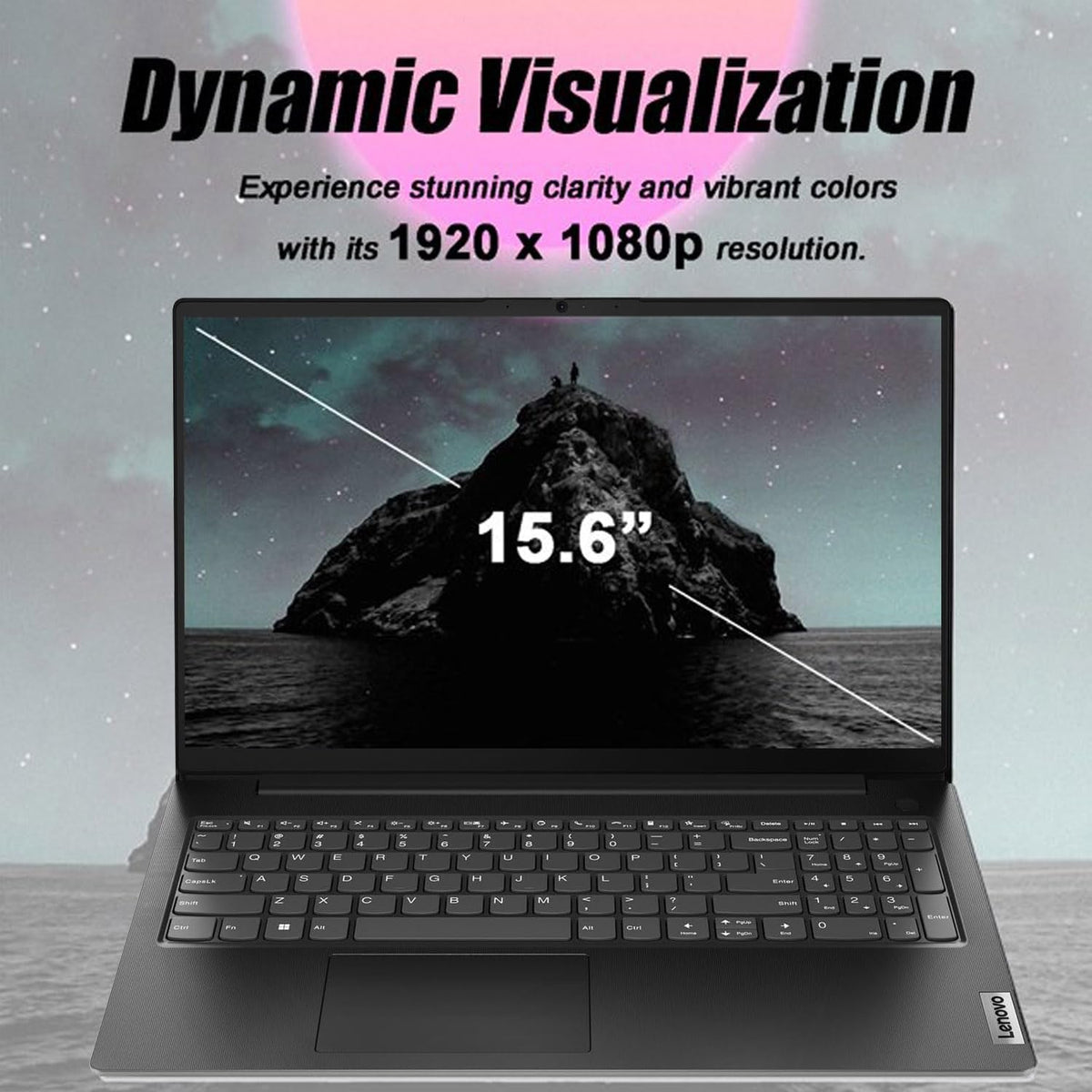 Lenovo V15 Gen 4 Laptop, 15.6' FHD Display, Intel Core i5-13420H (Beat i7-1355U), 24GB RAM, 1TB SSD, HDMI, RJ45, Numeric Keypad, Webcam, Wi-Fi, Windows 11 Home, Black
