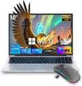 ZOLWAYTAC Gaming Laptop 16' Ultra-Slim-Intel Core i5(Up to 3.5GHz),12GB DDR4+512GB SSD,1920x1200 IPS 16:10 Display,WiF& BT,HDMI/Type-C,Aluminum Body for Working&Playing,Suited for Light Gaming,Silver