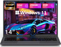 DERE 14 inch Laptop,Gaming PC Coumpter,8GB RAM 256GB SSD| 1920x1200 FHD+ IPS Display| N5805|Win11,HDMI & Wi-Fi|for Study, Office,Business,|Silver Gray