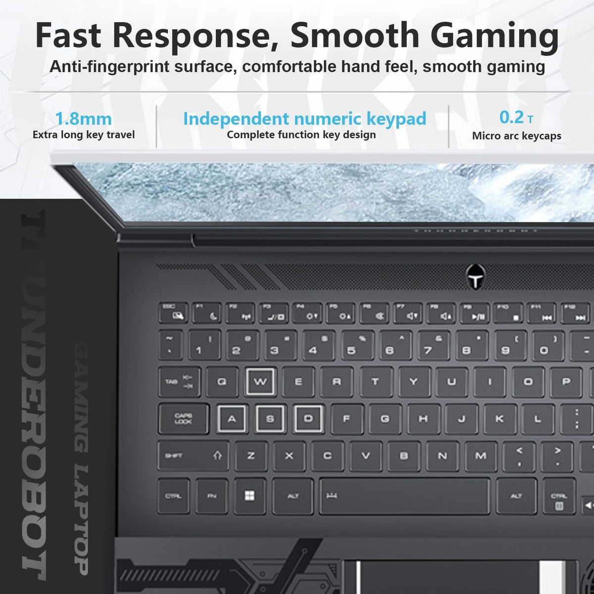 Thunderobot Zero 16 i9 4080 Gaming Laptop, 16' QHD+ 240Hz 2.5K Display, 14th Gen Intel Core i9-14900HX, GeForce RTX 4080, 32GB DDR5 RAM, 1TB SSD, RGB Backlit Keyboard, Wi-Fi 6, Windows 11 Home, White