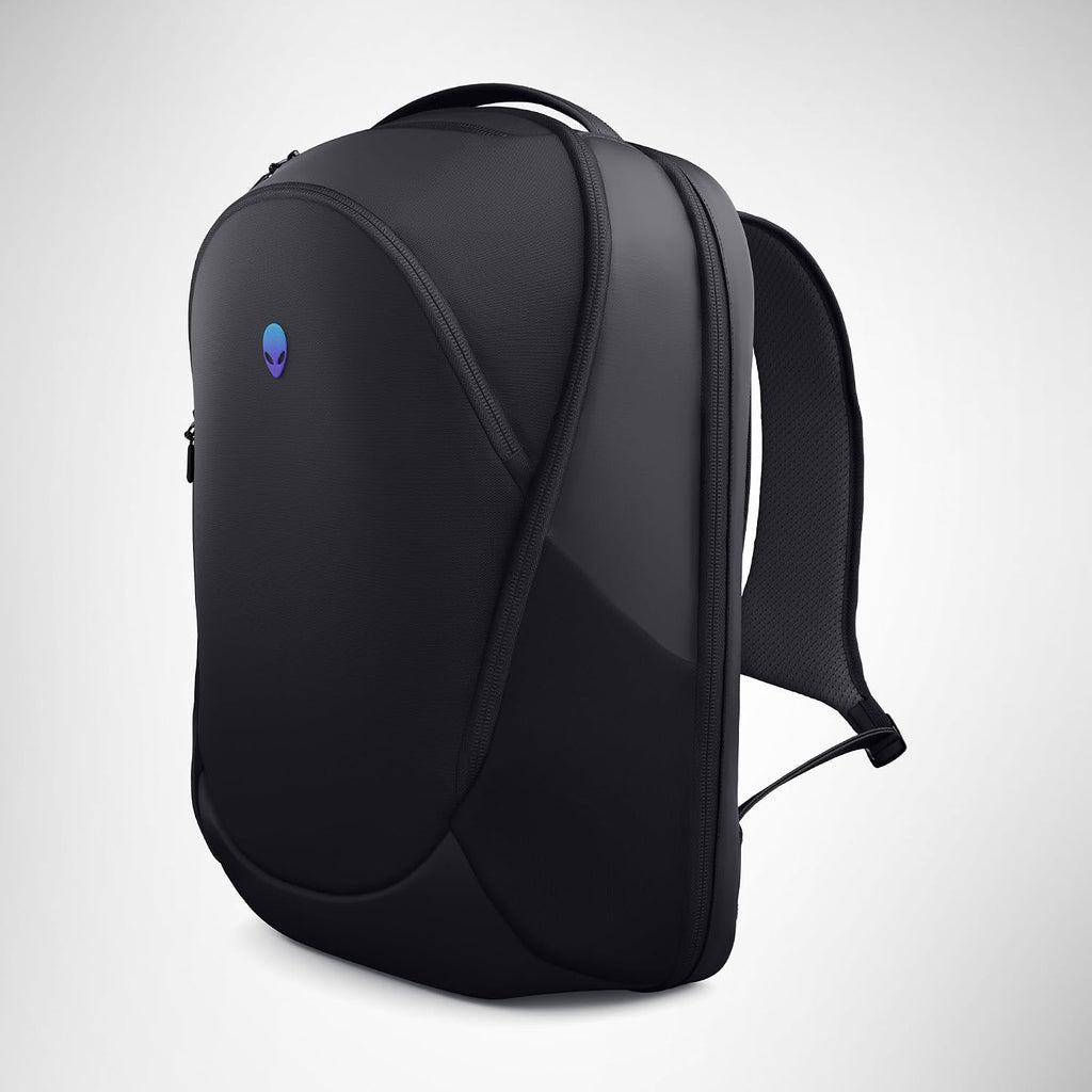 Alienware 18 Backpack - AW7825P - 28L Capacity, 3D Breathable Mesh, Magnetic Pocket Organizers, RFID Safe Pocket, Weather resistant, 3D Iridescent Reflective Alienware logo - Alienware Black