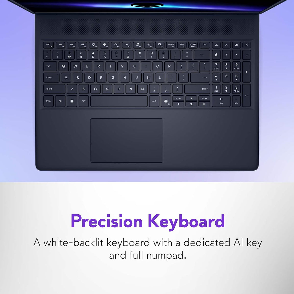 Alienware 16 Aurora Gaming Laptop (16' QHD+ 120Hz, Intel 10-Core 7 240H, 64GB DDR5 RAM, 2TB SSD, NVIDIA GeForce RTX 5050 8GB), White Backlit Keyboard, Wi-Fi 7, Ethernet, Webcam, Windows 11 Home