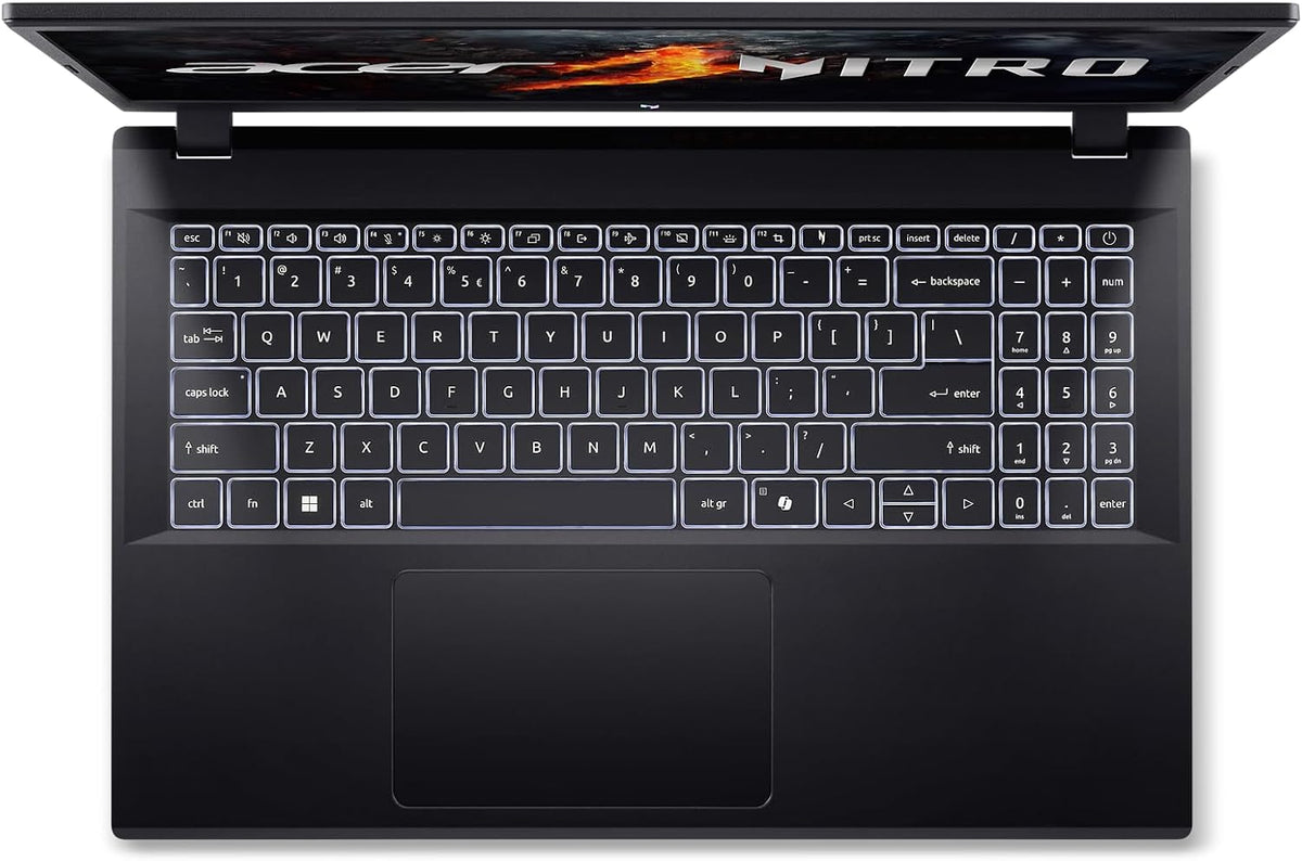 acer Nitro V Gaming Laptop | AMD Ryzen 5 7535HS Hexa-Core Processor | NVIDIA GeForce RTX 4050 Laptop GPU | 15.6' FHD IPS 144Hz Display | 8GB DDR5 | 512GB SSD | WiFi 6 | Backlit KB | ANV15-41-R5N6