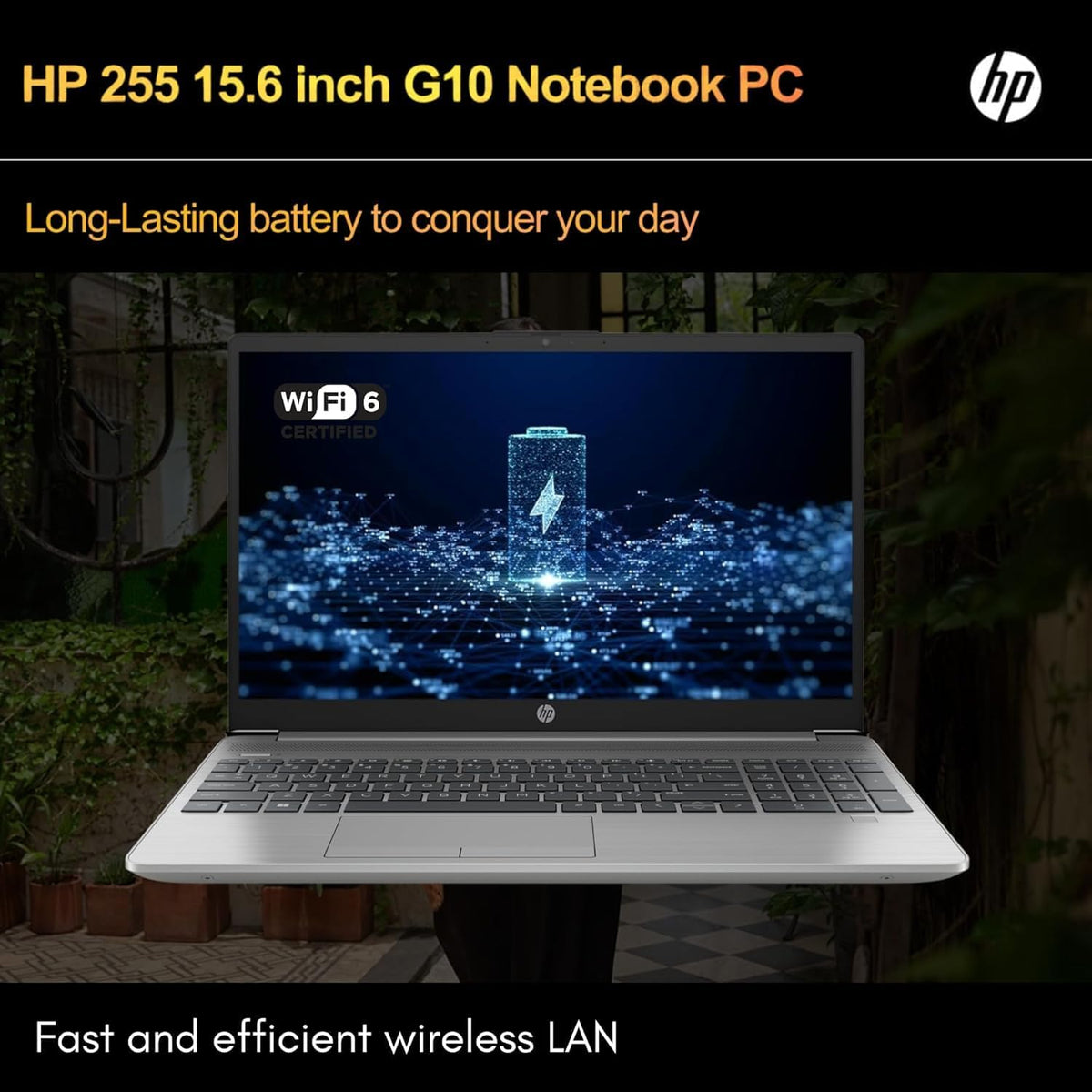 HP 255 G10 Laptop for Home or Work, 32GB RAM, 1TB SSD, 15.6' Full HD, Ryzen 3 7330U (Beat Intel i5-1135G7), HDMI, USB-C, Windows 11 Pro, Business and Fun Ready