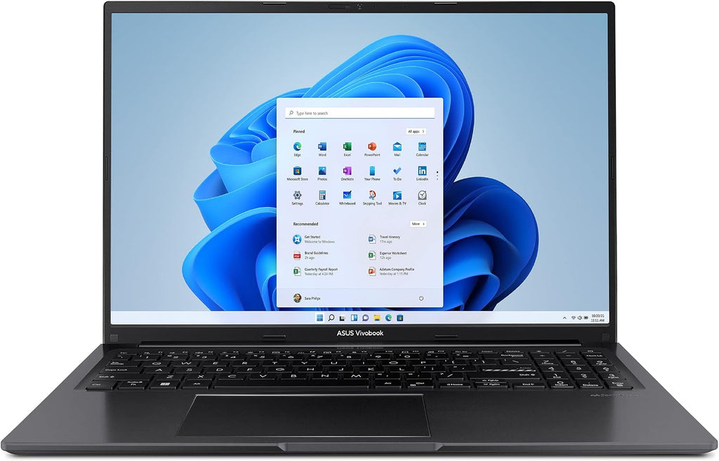 ASUS Vivobook 16 Laptop, 16' WUXGA (1920 x 1200) 16:10 Display, Intel Core i5-13500H CPU, Intel UHD Graphics, 8GB RAM, 512GB SSD, Windows 11 Home, Indie Black, F1605VA-DS52