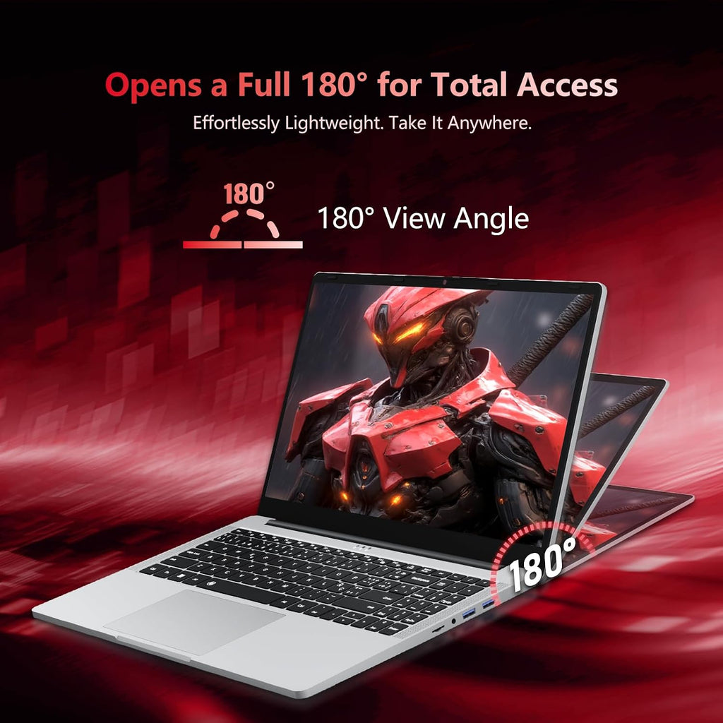 Laptop, AMD Ryzen 5 7430U Gaming Laptop, 15.6 Inch Laptop Computer with 16GB RAM 512GB SSD, AMD Radeon Lap top, Laptops with Backlit Keyboard, 55.2Wh Battery, Type-C, HDMI,Win 11 Pro