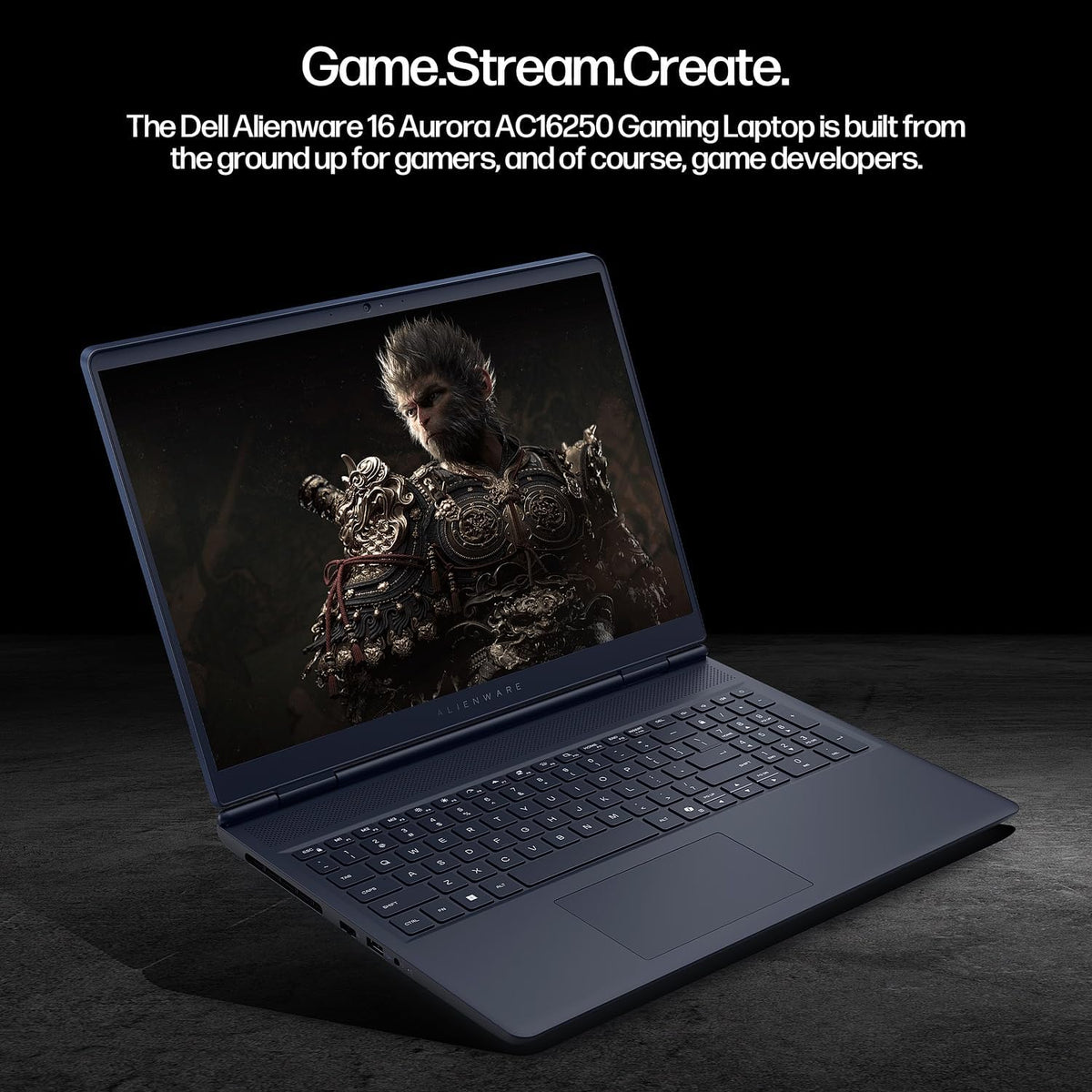 Dell Alienware 16 Aurora AC16250 Gaming Laptop, Intel Core 7 240H, NVIDIA GeForce RTX 5050, 16' WQXGA 120Hz IPS, 16GB RAM, 2TB SSD, WiFi 6, w/Cooling Pad HDMI Cable, Windows 11 Pro