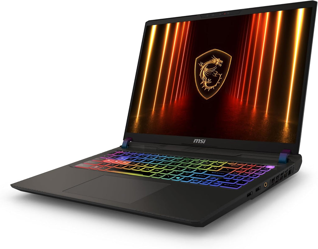 msi Vector 16 HX AI 16' 240Hz QHD+ Gaming Laptop: Intel Core Ultra 9-275HX, NVIDIA Geforce RTX 5080, 32GB DDR5, 2TB NVMe SSD, Thunderbolt 5, Wi-Fi 7, Win 11 Pro: Cosmo Gray A2XWIG-058US