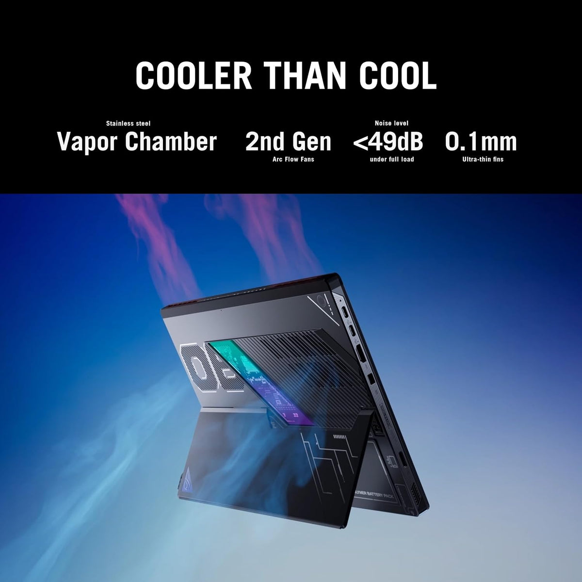 ASUS ROG Flow Z13 2.5K 180Hz 3ms ROG Nebula Touchscreen 13.4' Convertible 2-in-1 Gaming Notebook AMD Ryzen AI MAX+ 395 32GB RAM 1TB SSD Off Black