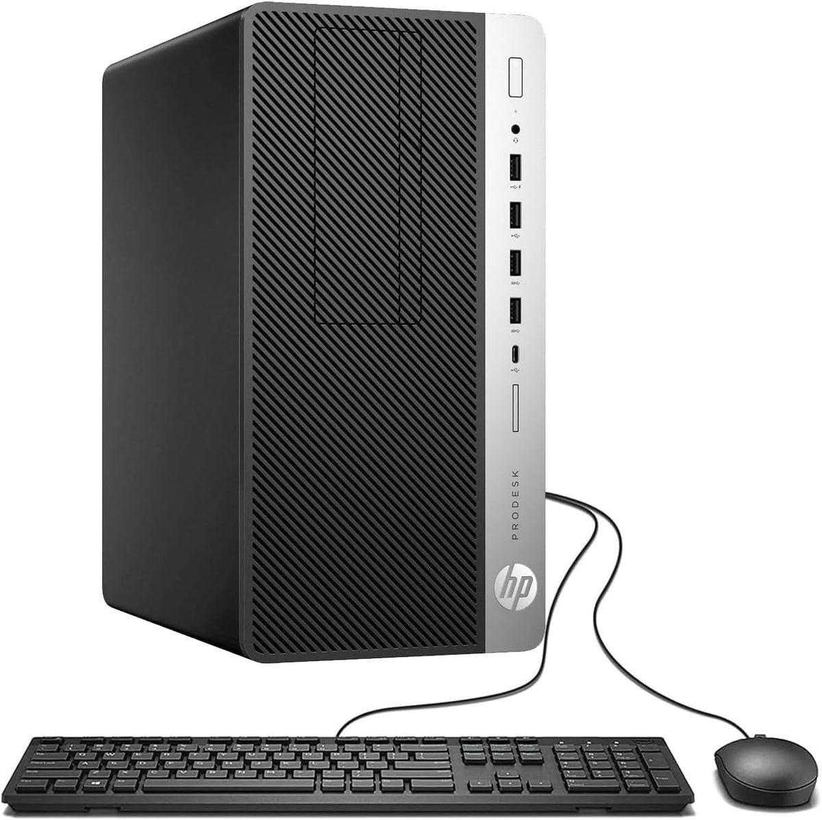 HP ProDesk 600G4 Tower Desktop Computer | Intel i7-8700 (3.4) | 16GB DDR4 RAM | 1TB SSD Solid State | Wi-Fi 5G + Bluetooth | Windows 11 Professional | Home or Office PC (Renewed)