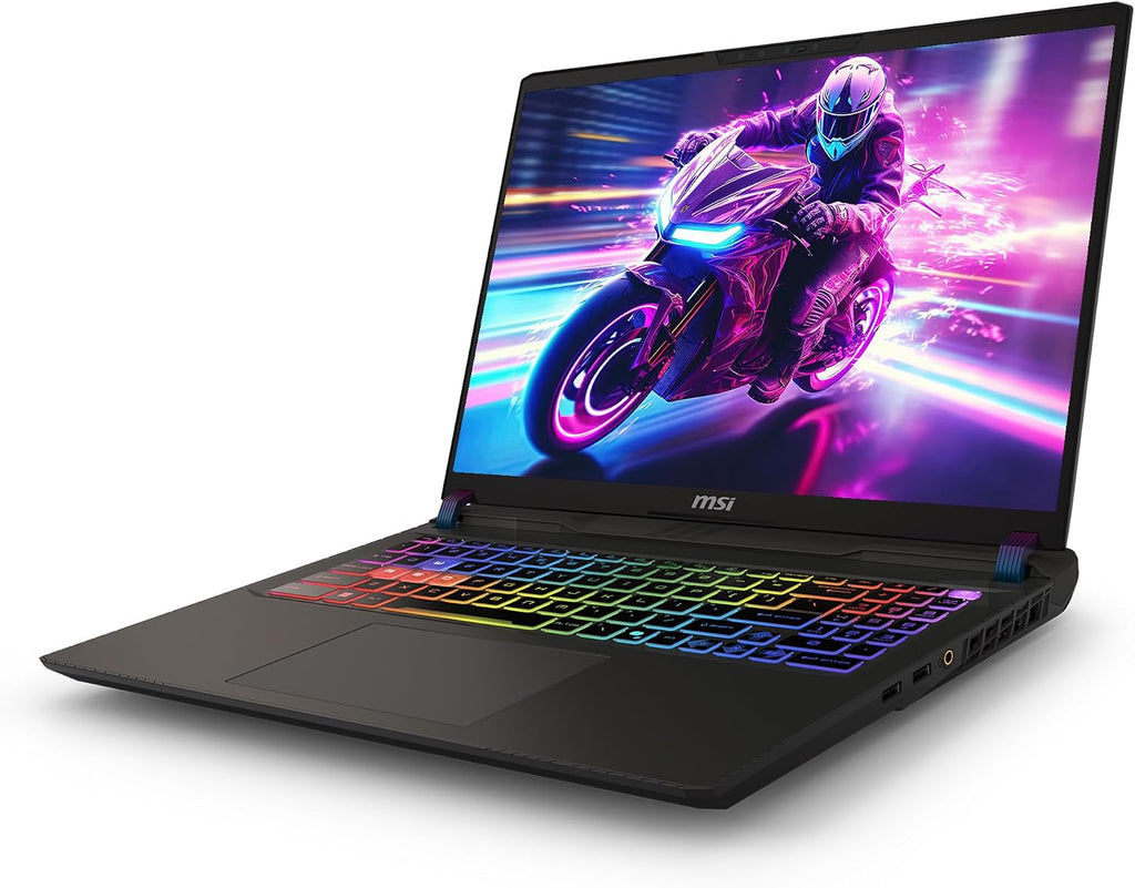 MSI Vector 16 HX AI 400 Gaming Laptop, Intel Ultra 9-275HX, 32 GB DDR5 RAM, 2 TB PCIe SSD, 16' WQXGA (2560x1600) 240Hz Display, Nvidia G-Force RTX 5080, RGB Backlit Keyboard, W11 Pro, Cosmo Gray