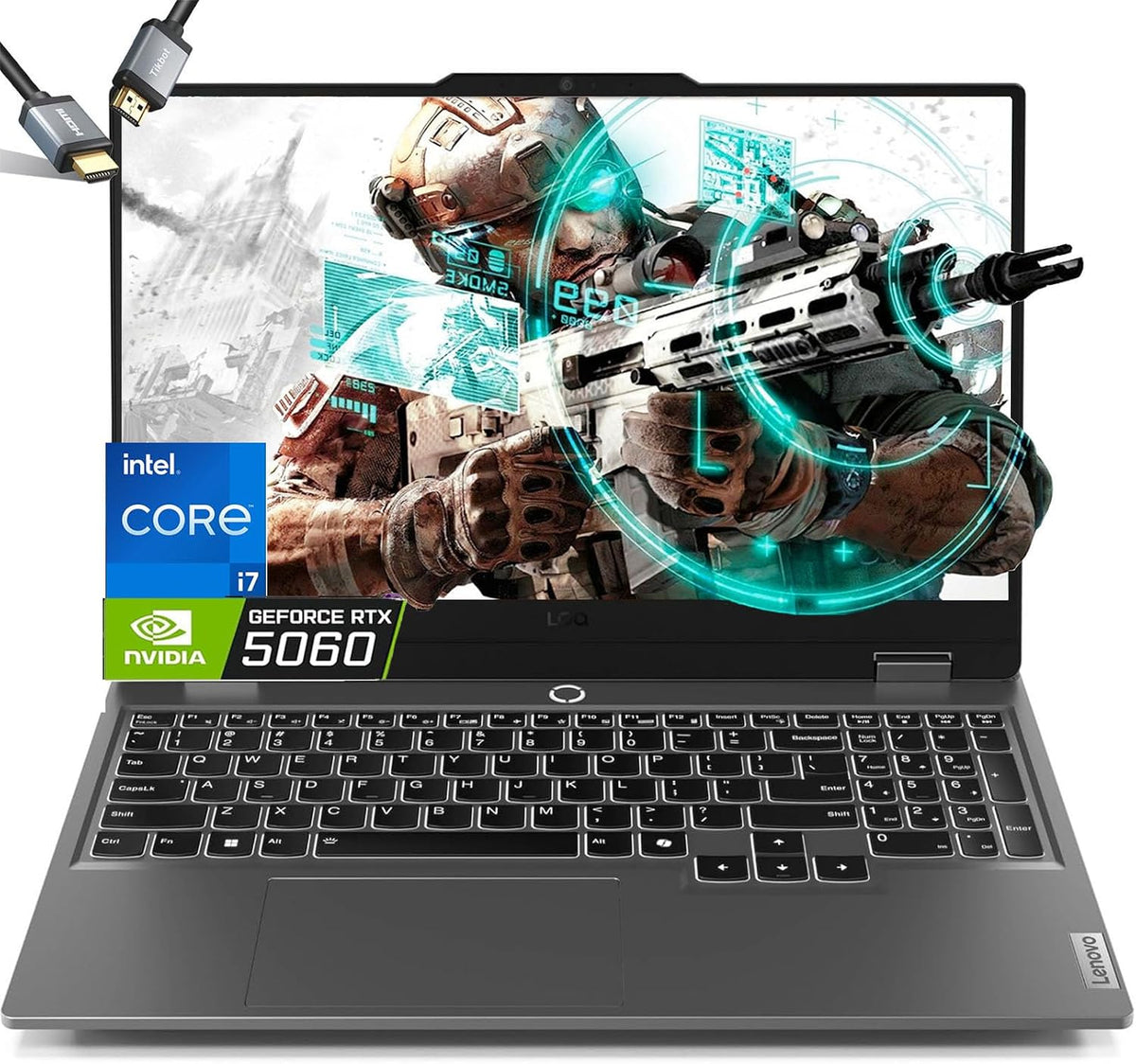 Lenovo LOQ 15 Gaming Laptop RTX 5060 -Intel Core i7-13650HX Beat AMD Ryzen 9 7940HS -15.6 FHD Display- 32GB RAM -1TB SSD -Backlit Keyboard -MUX Switch -Windows 11 -FHD Webcam -2025 Portatil Gamer PC