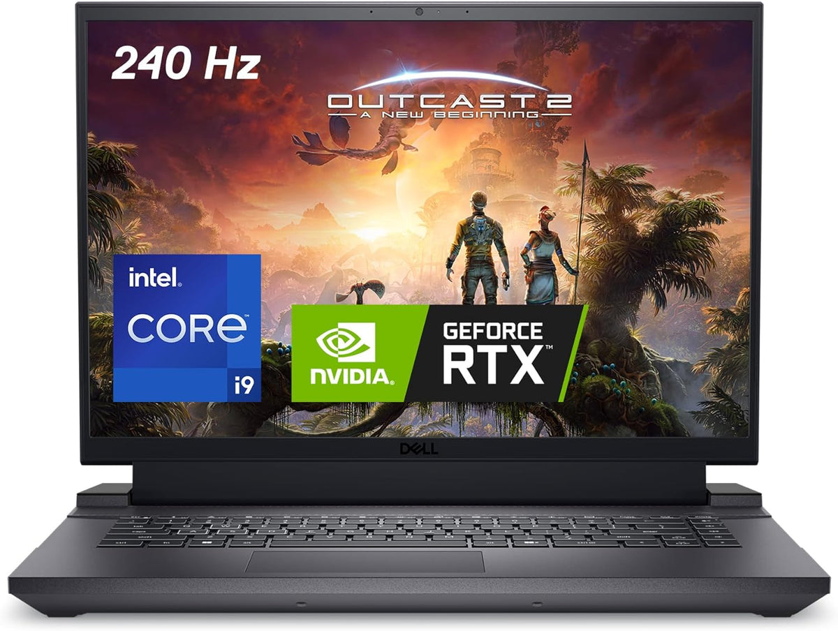 Dell G16 7630 Gaming Laptop - 16-inch QHD+ 240Hz 3ms Display, Intel Core i9-13900HX, 16GB DDR5 RAM, 1TB SSD, NVIDIA GeForce RTX 4070 8GB GDDR6, Windows 11 Home, Onsite Service - Metallic Nightshade