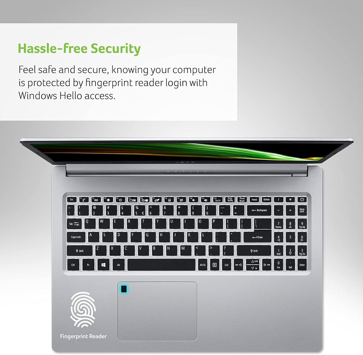 Acer Aspire 5 A515-46-R3UB | 15.6' Full HD IPS Display | AMD Ryzen 3 3350U Quad-Core Mobile Processor | 4GB DDR4 | 128GB NVMe SSD | WiFi 6 | Backlit KB | FPR | Amazon Alexa | Windows 11 Home in S mode