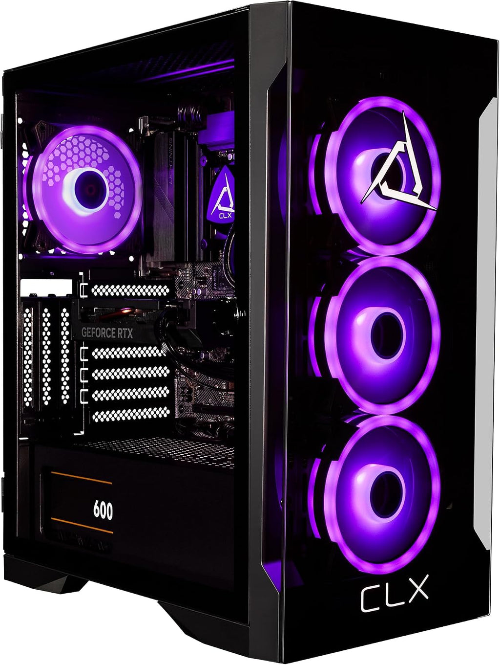 CLX Set Gaming Desktop - Liquid Cooled Intel Core i7 13700KF 3.4GHz 16-Core Processor, 32GB DDR5 Memory, GeForce RTX 4060 8GB GDDR6 Graphics, 1TB SSD, 4TB HDD, WiFi, Windows 11 Home 64-bit