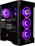 CLX Set Gaming Desktop - Liquid Cooled Intel Core i7 13700KF 3.4GHz 16-Core Processor, 32GB DDR5 Memory, GeForce RTX 4060 8GB GDDR6 Graphics, 1TB SSD, 4TB HDD, WiFi, Windows 11 Home 64-bit