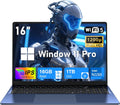 NIAKUN 2026 Gaming Laptop,16 Inch Laptops Computer with Windows 11 Pro & Microsoft Office,16GB RAM 1TB SSD,Intel N150(4C/4T),Backlit Keyboard,Mini HDMI,cam|Mic,Portable Thin for College,Work,Student