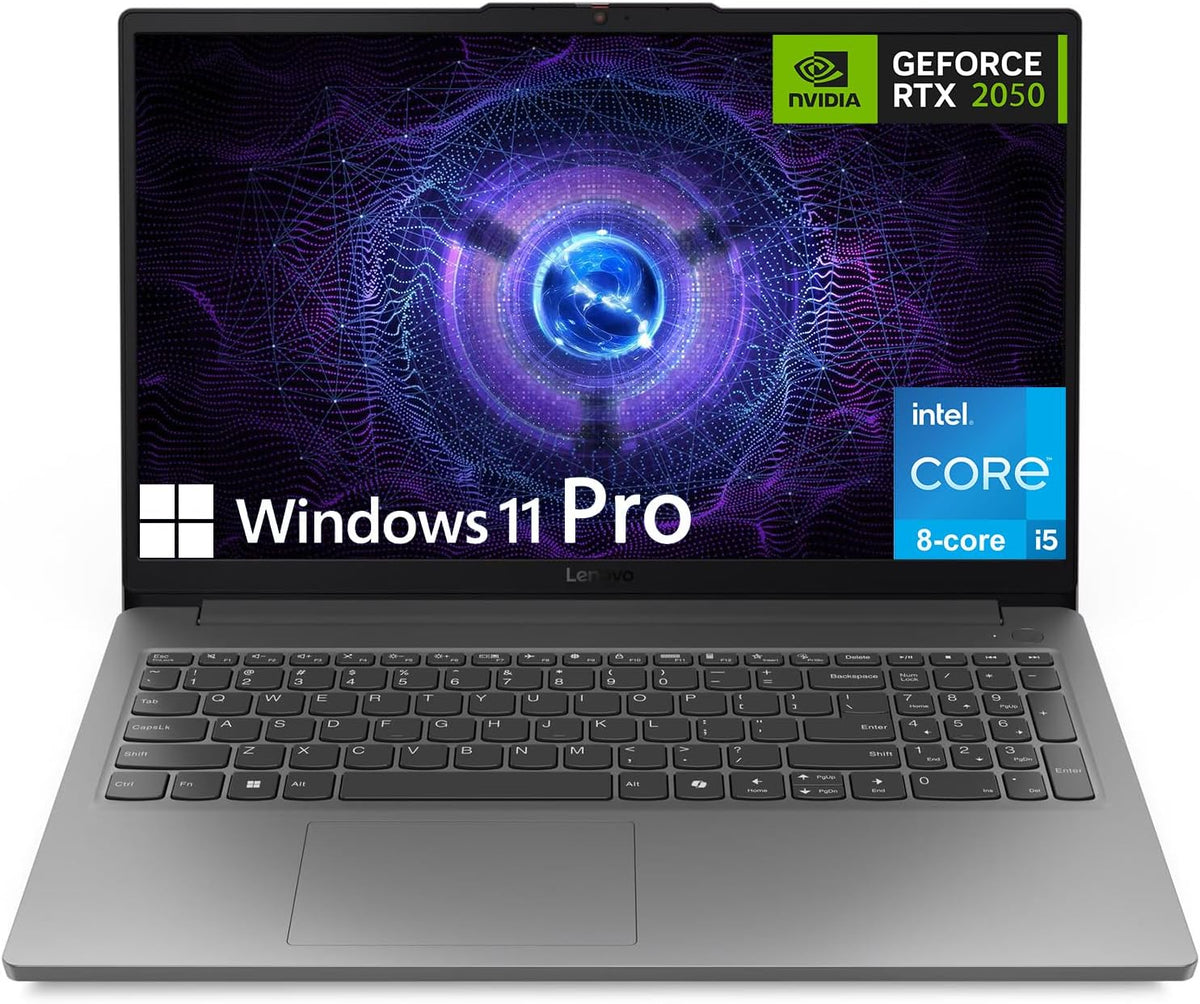 Lenovo LOQ Essential Gaming Laptop, 15.6' FHD 144Hz Display, 8-core Intel Core i5-12450HX, GeForce RTX 2050, 32GB DDR5, 1TB SSD, Wi-Fi 6, RJ-45, HDMI, USB-C, Card Reader, Non-Backlit, Win 11 Pro