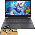 HP Victus RTX 4050 AI Gaming Laptop with Copilot, 15.6 FHD 144Hz, AMD Ryzen 7 7445HS(Beats Intel i7-13700), NVIDIA RTX 4050, 64GB DDR5 RAM, 1TB SSD, Backlit KB, Bundle with PCO Laptop Cooler