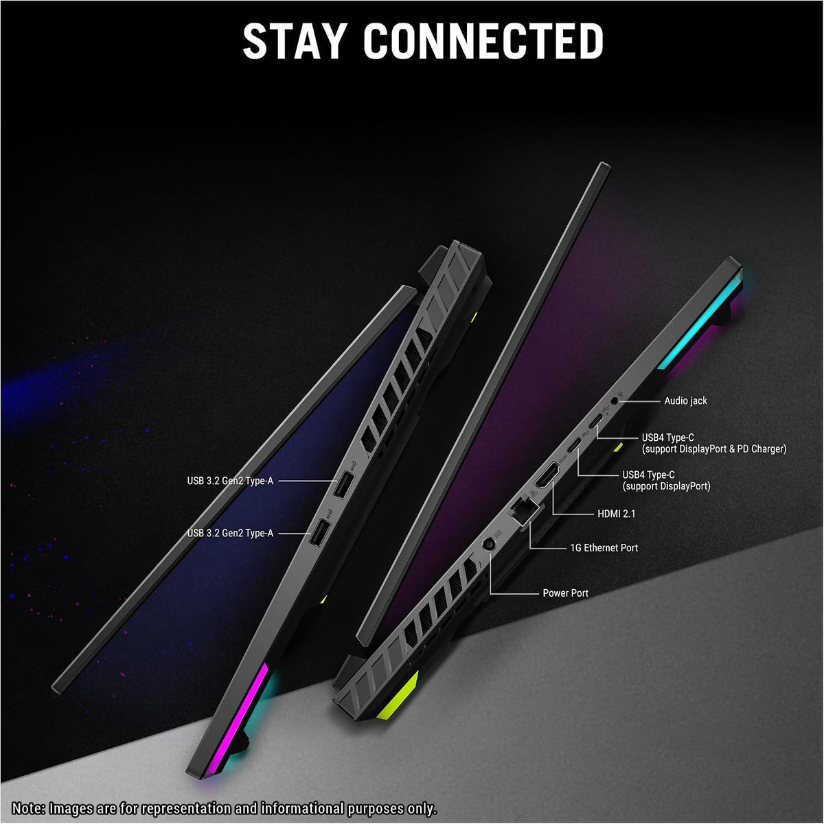 ASUS ROG Strix G18 Gaming Laptop, AMD Ryzen 9-9955HX, 64 GB DDR5 RAM, 2 TB PCIe SSD, 18' 2.5K (2560x1600) 240Hz Display, Nvidia G-Force RTX 5070, 4-Zone RGB Keyboard, W11 Pro, Eclipse Gray