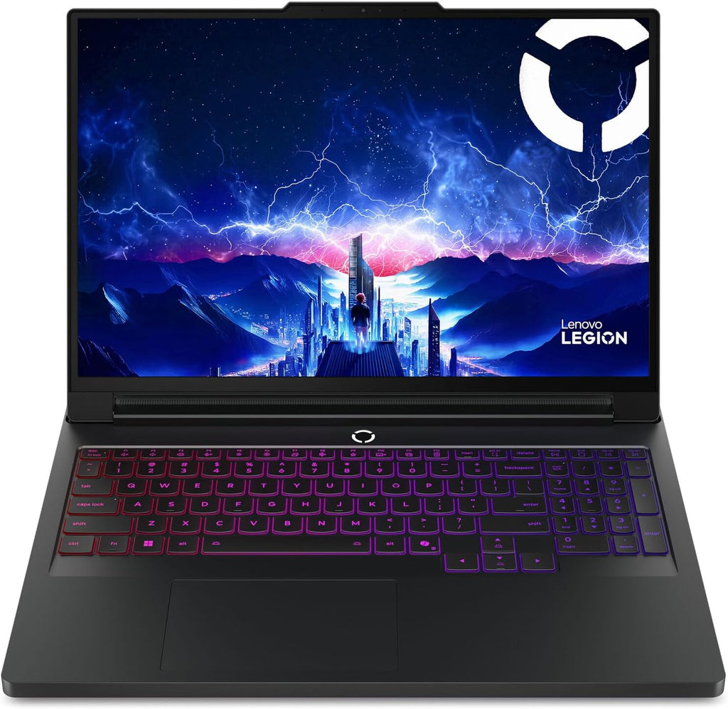 Lenovo Legion Pro 7i Gen 10, AI Gaming Laptop, Intel Ultra 9 275HX, 16' OLED 2.6K (2560x1600) 240Hz 500 nits, 64GB DDR5, 2TB SSD, NVIDIA RTX 5080, 5MP Camera E Shutter, Wi-Fi 7, Win 11 - Black