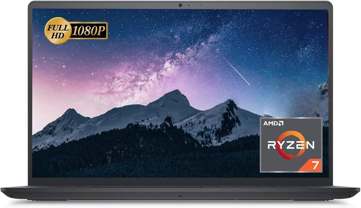 Dell 2023 Inspiron 15 3525 Laptop, 15.6' FHD Display, AMD Ryzen 7 5700U(8-core) Processor, 16GB RAM, 1TB SSD, AMD Radeon Graphics, Wi-Fi, Bluetooth, HDMI, Windows 11 Home, Carbon Black